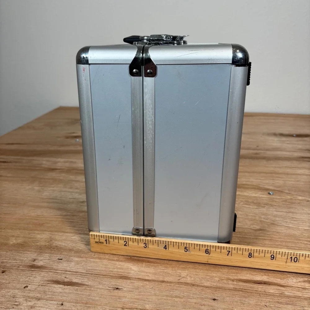 Makita Aluminum Hard Tool Case Silver Metallic Storage Box with Foam Lining